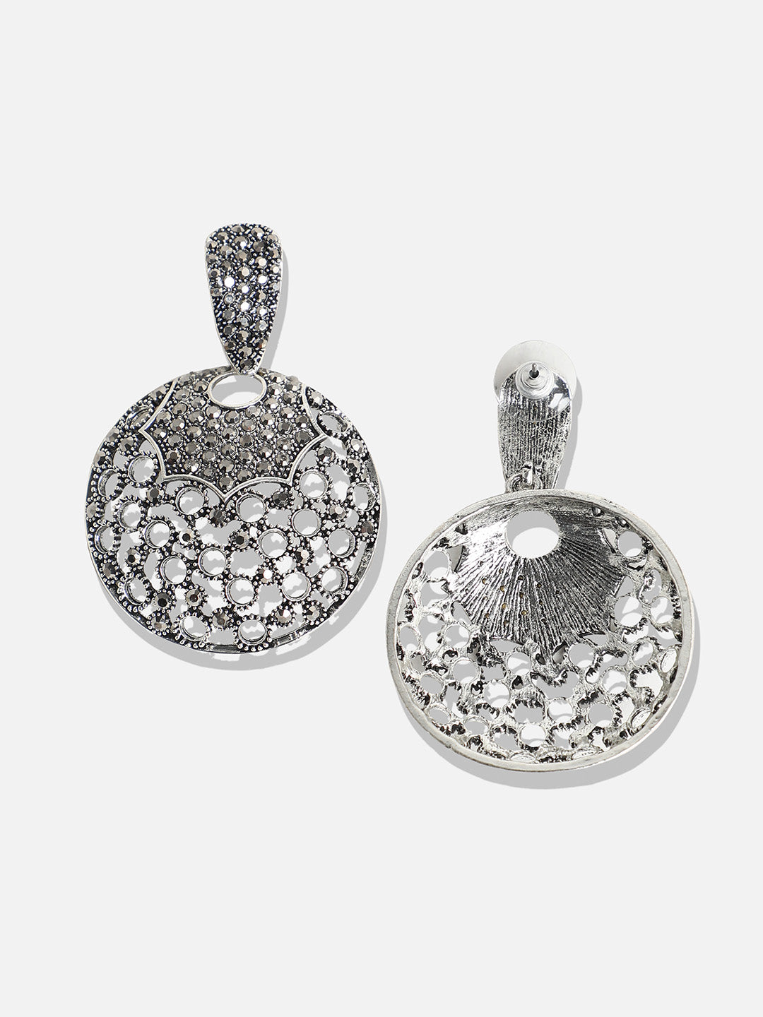 Women Antique Dome Drop Earringss
