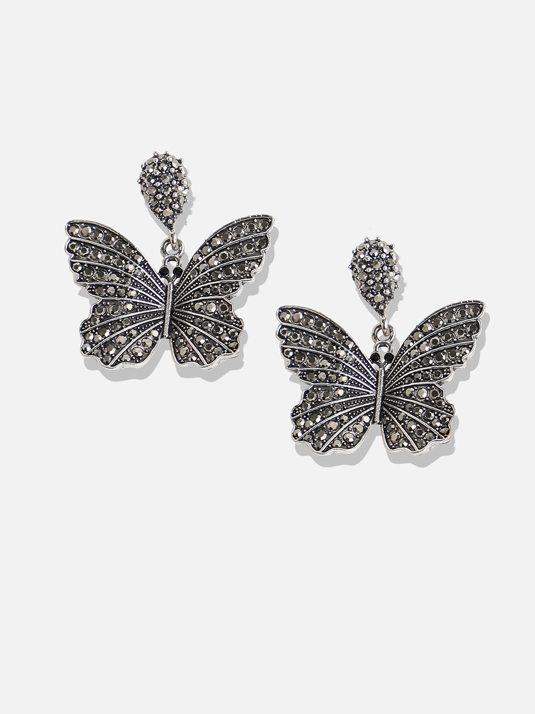 Women Antique Butterfly Drop Earrings