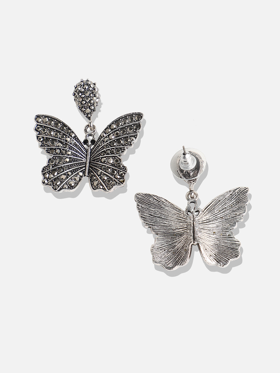 Women Antique Butterfly Drop Earrings
