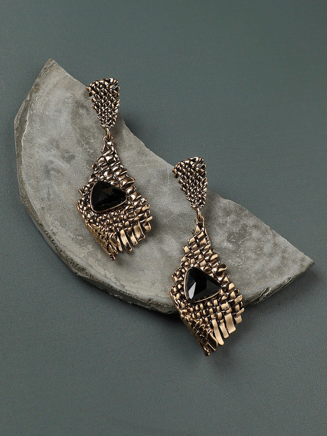 Women Abstract Crystal Drop Earringss