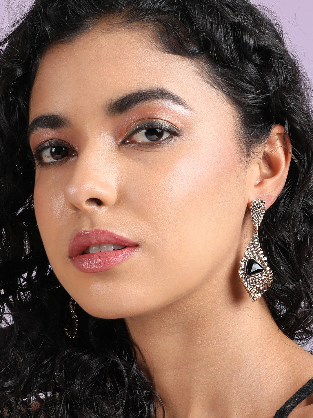 Women Abstract Crystal Drop Earringss