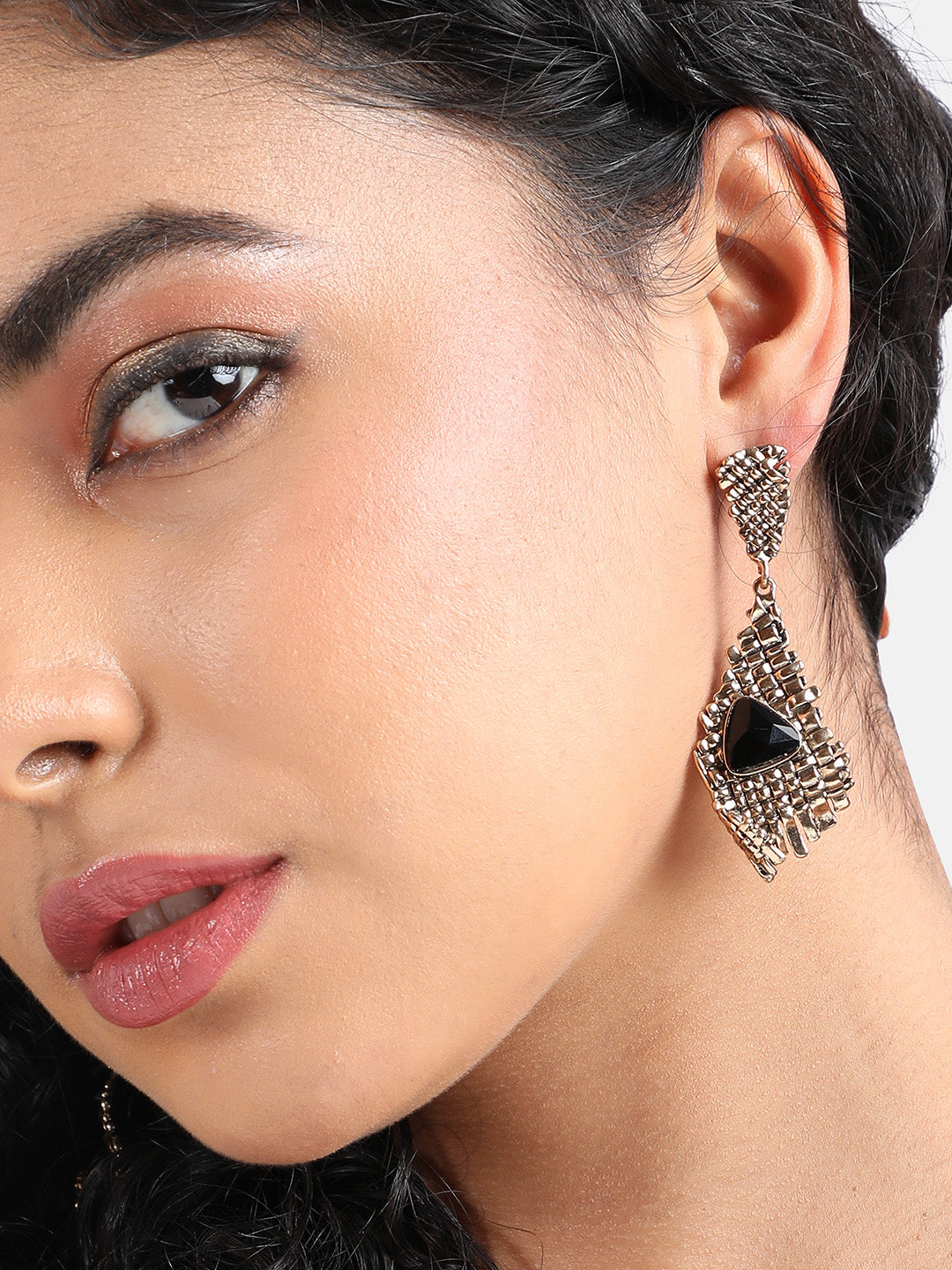 Women Abstract Crystal Drop Earringss