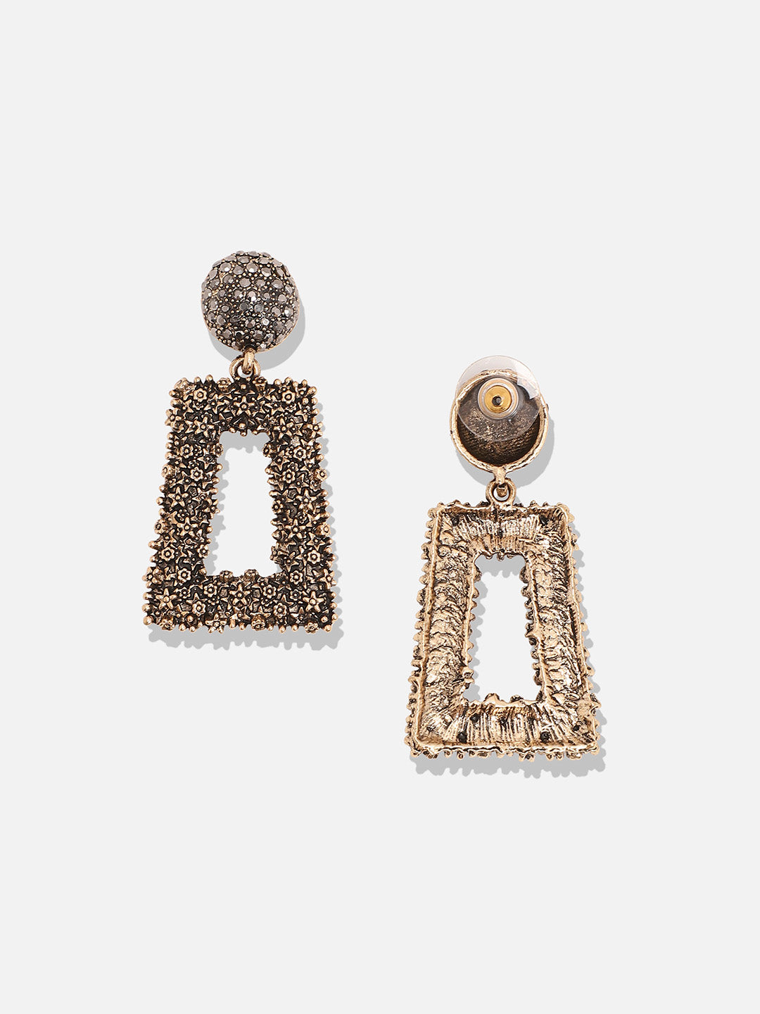 Women Antique Geometric Cluster Drop Earringss