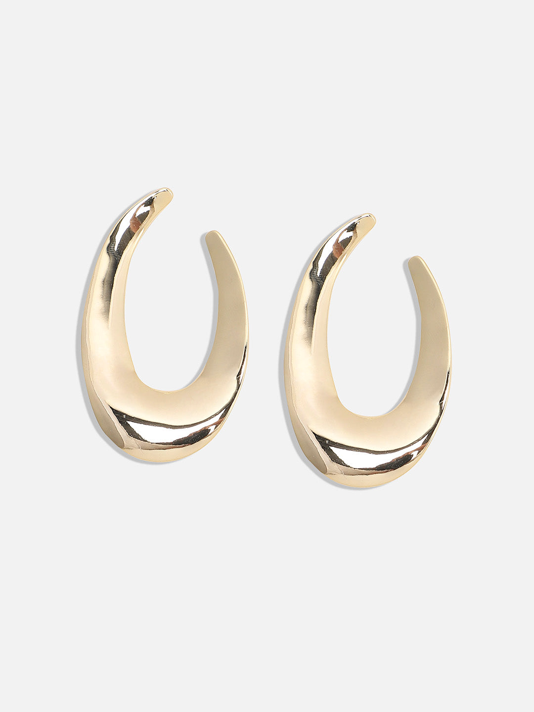 Women Abstract Horseshoe Drop Earrings