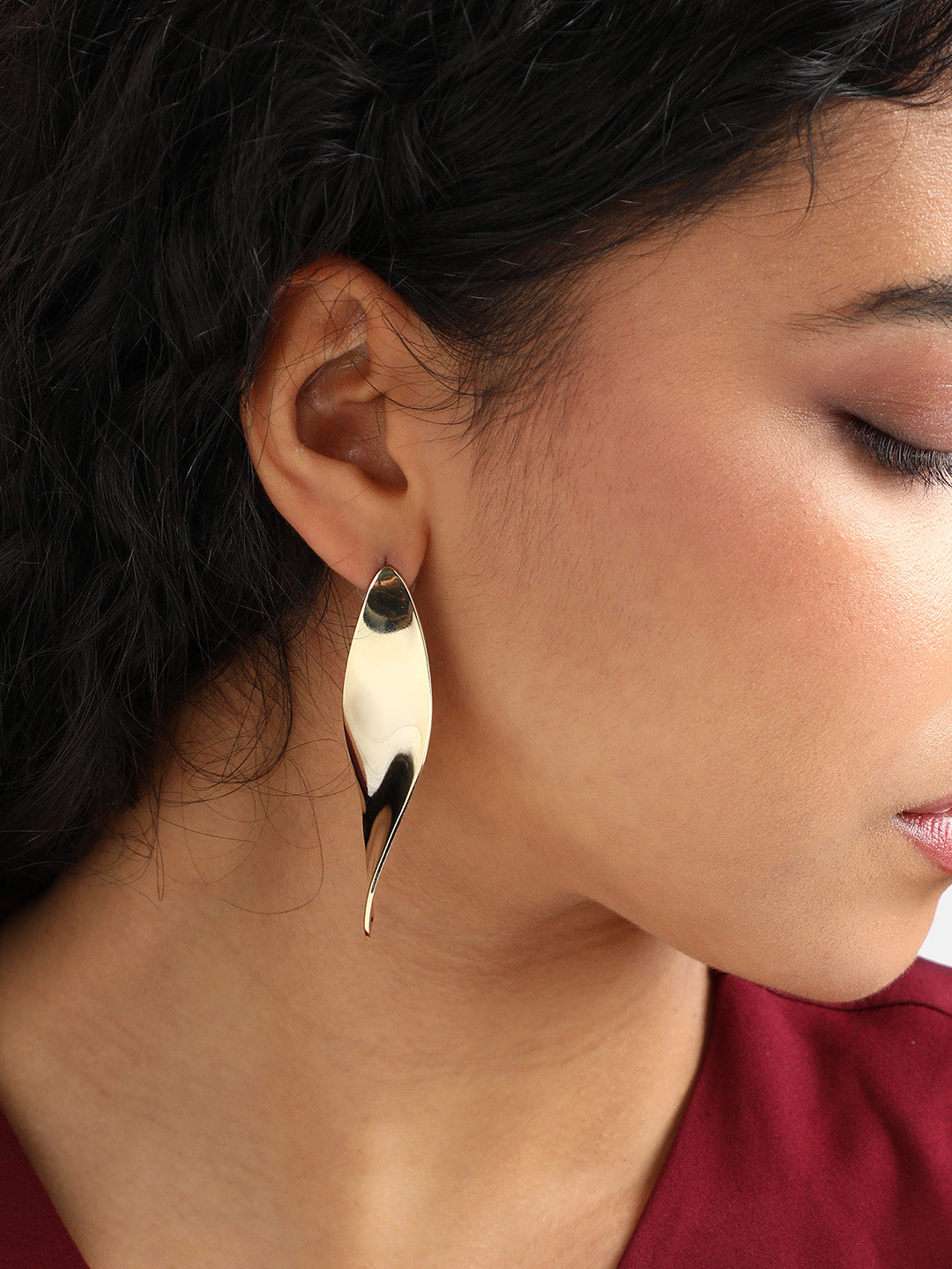Women Abstract Minimal Drop Earrings