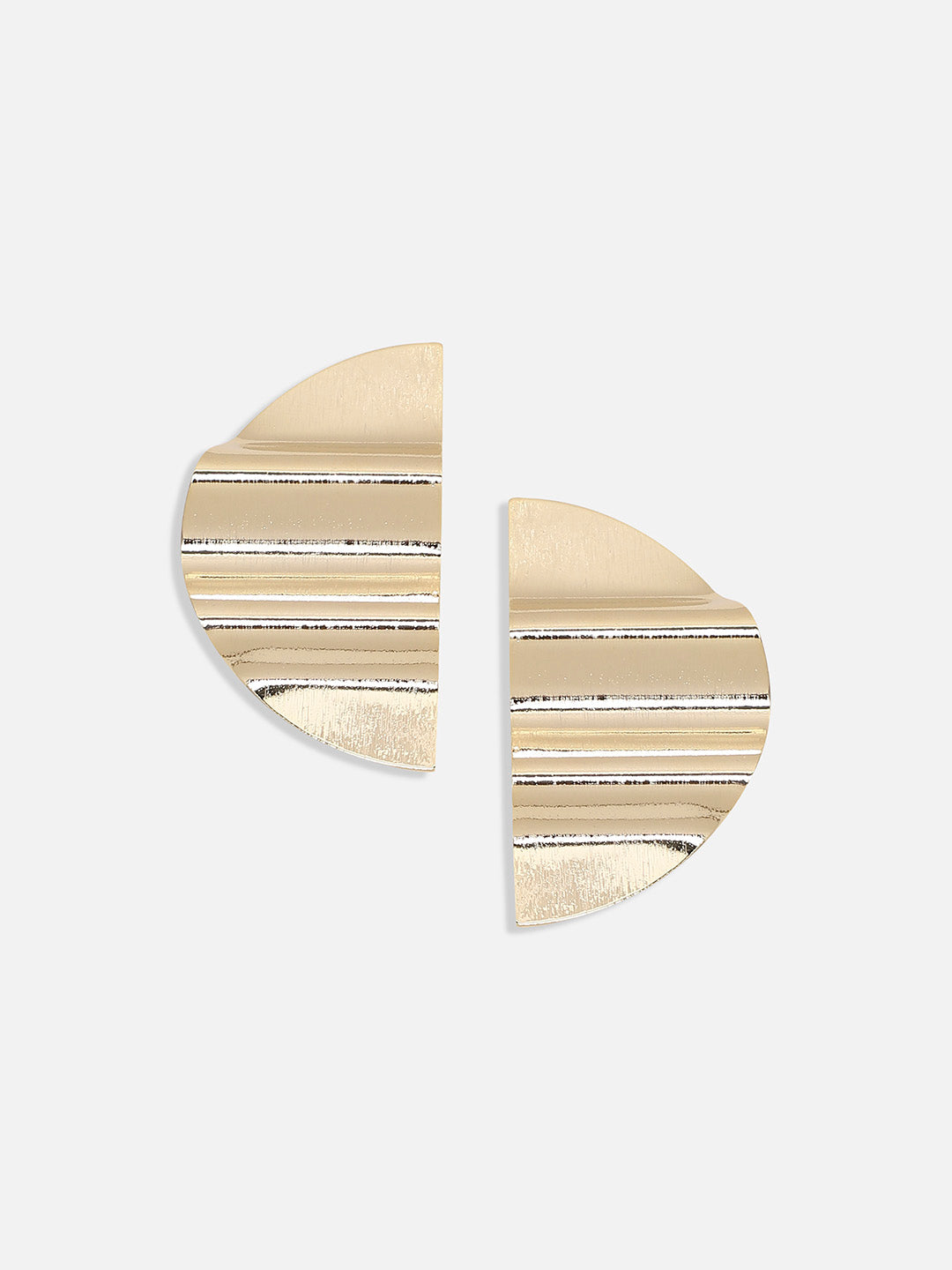 Women Dented Minimal Stud Earrings