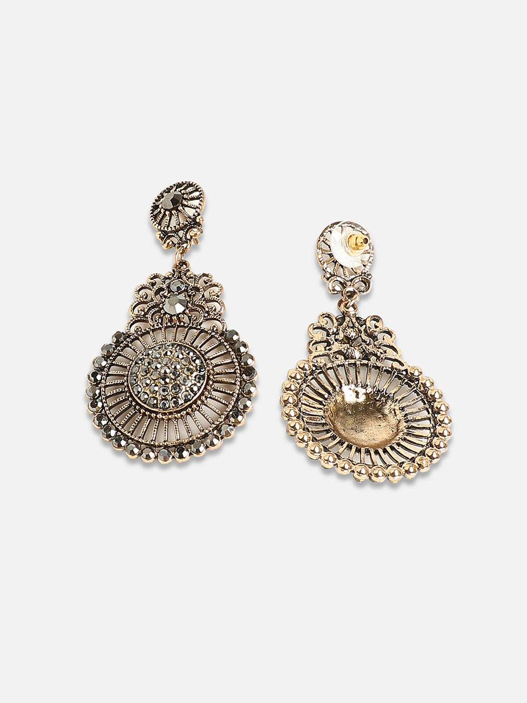 Women Embellished Filigree Drop Earringss