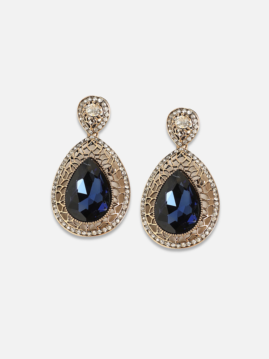 Women Intricate Teardrop Earringss