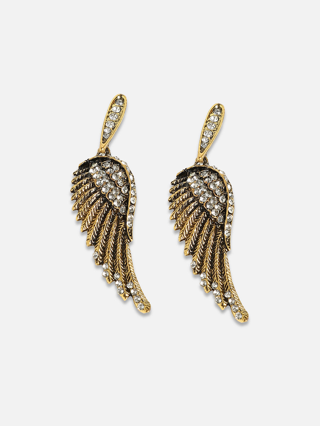 Women Angel Wing Drop Earringss