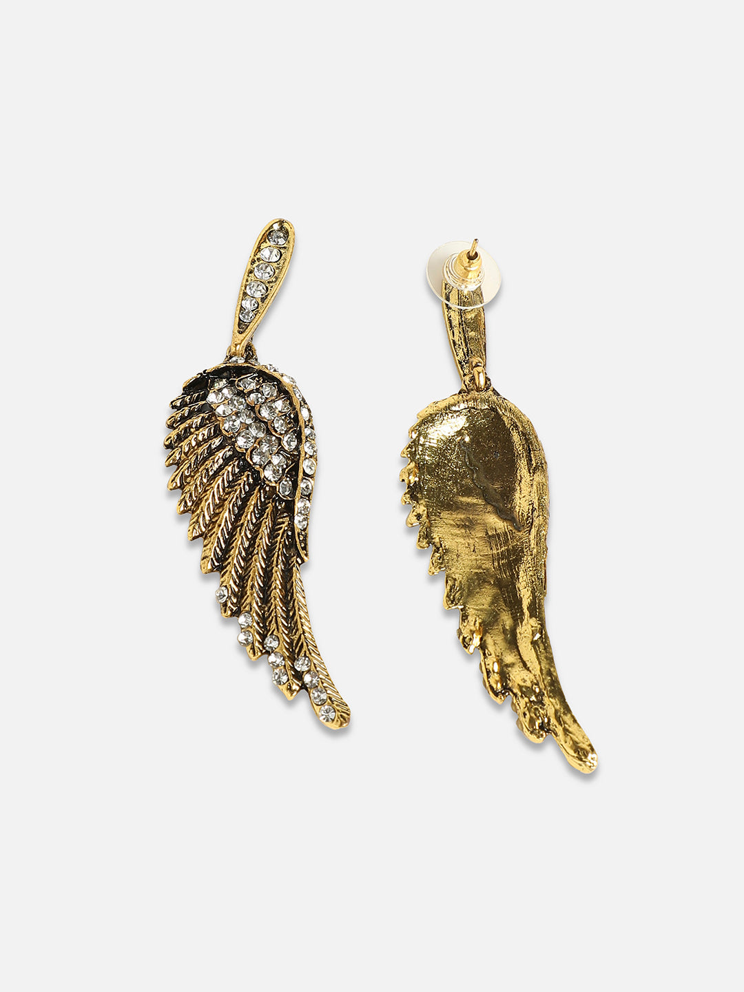 Women Angel Wing Drop Earringss