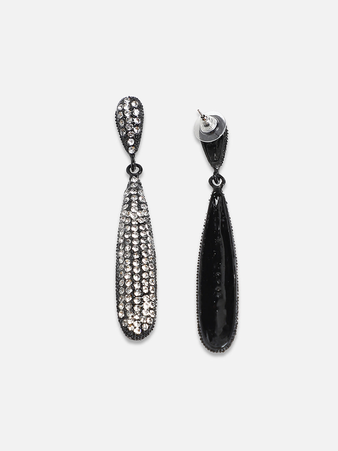 Women Bling Almond Drop Earringss