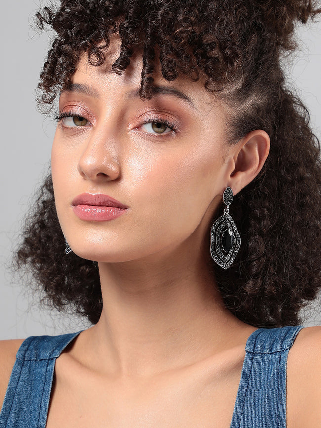 Women Embellished Eye Drop Earringss