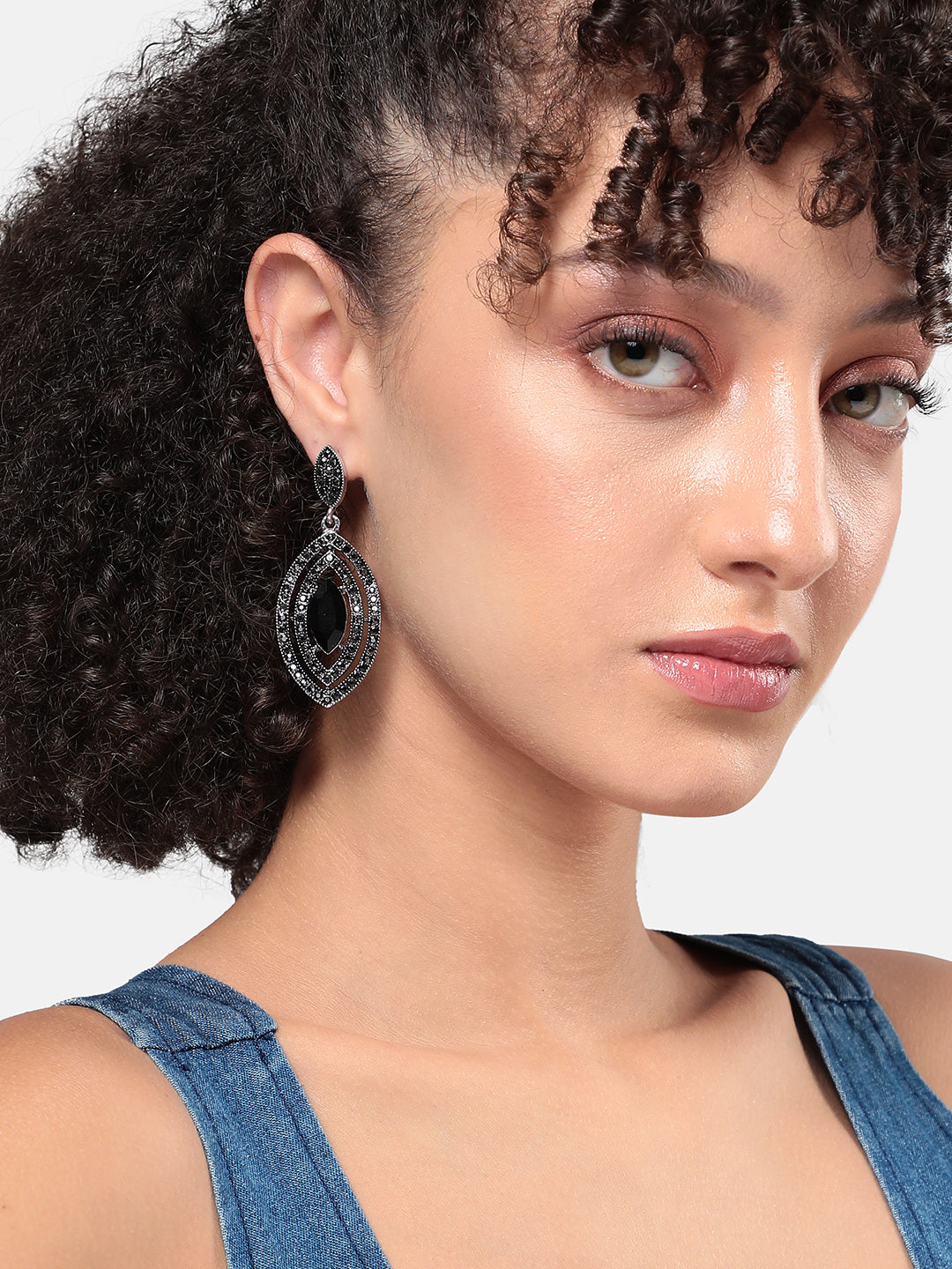 Women Embellished Eye Drop Earringss