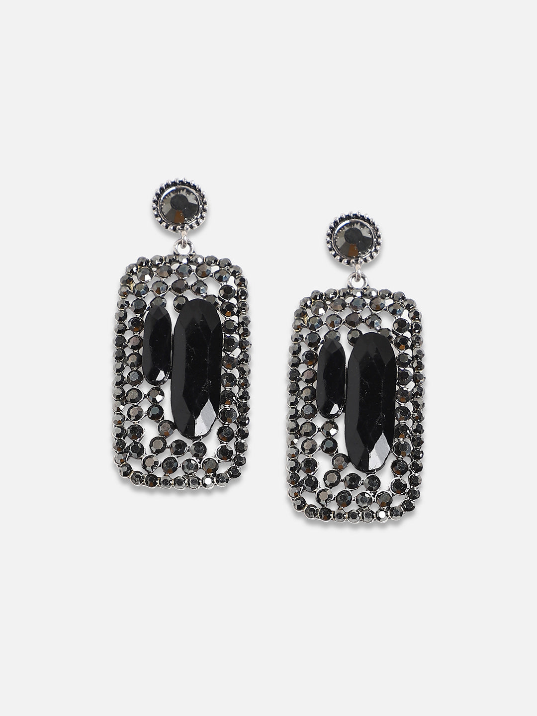Women Geometric Cluster Drop Earringss