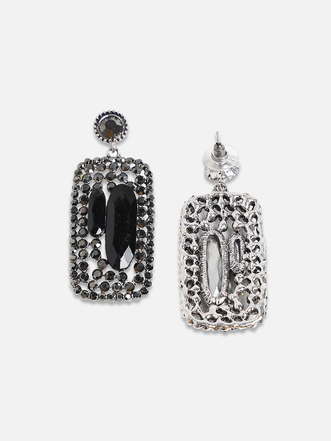 Women Geometric Cluster Drop Earringss