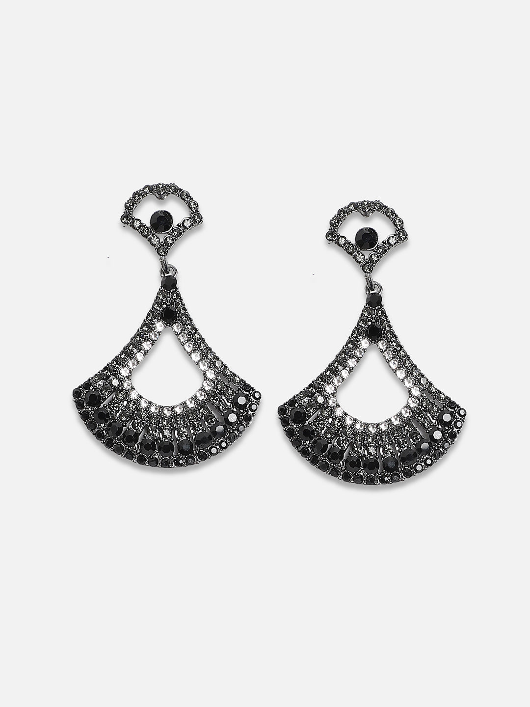 Women Embellished Bow Drop Earringss