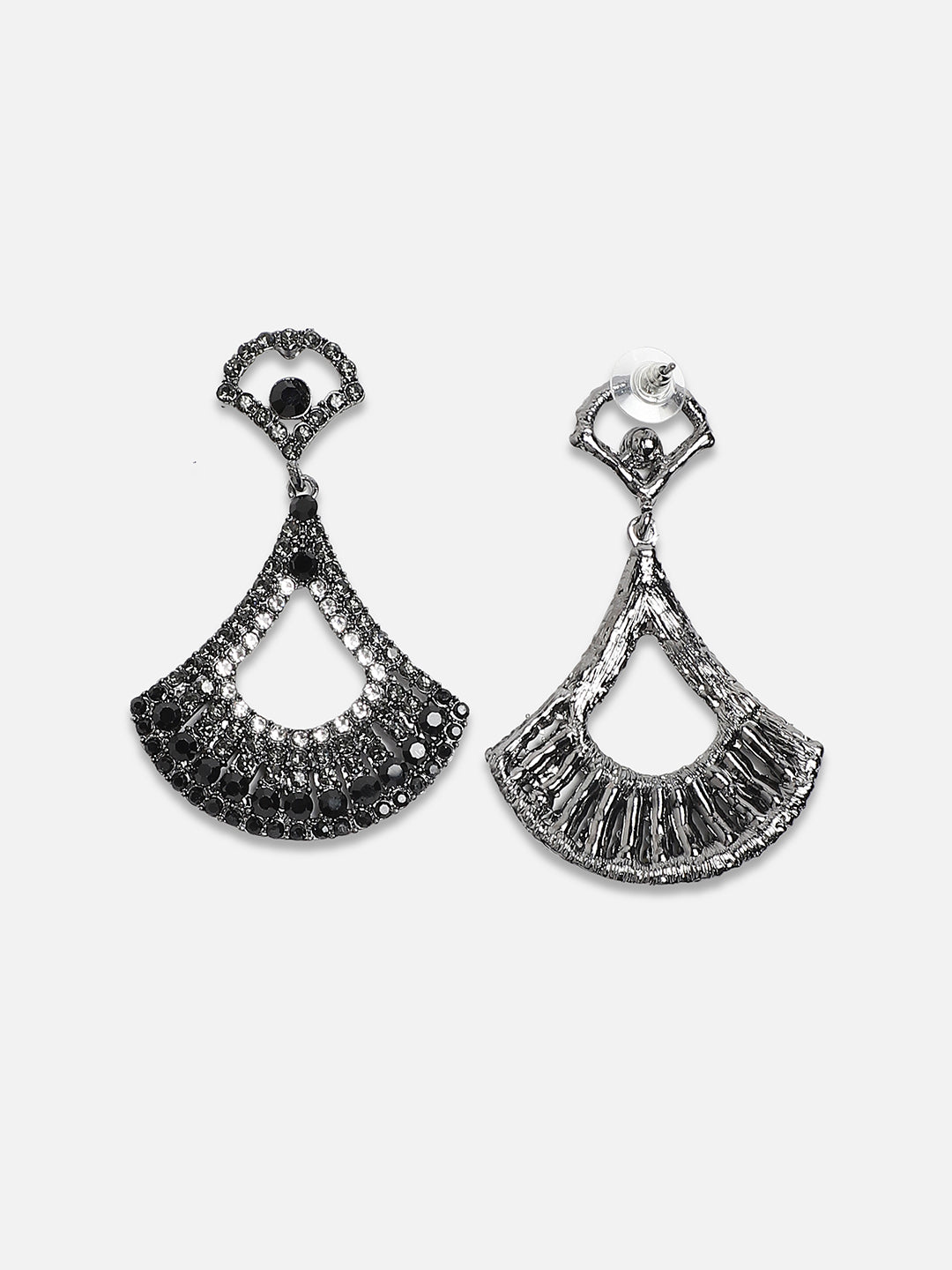 Women Embellished Bow Drop Earringss