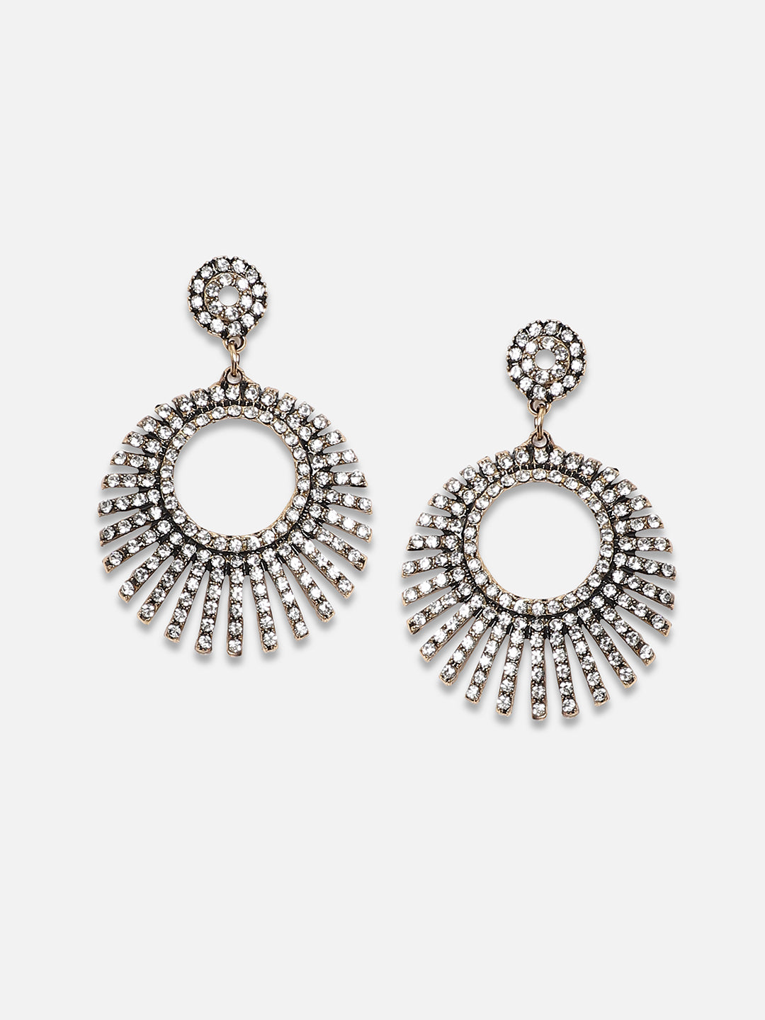 Women Hollow Circular Drop Earringss