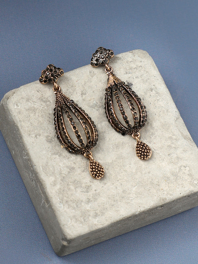 Women Embellished Lined Balloon Drop Earringss