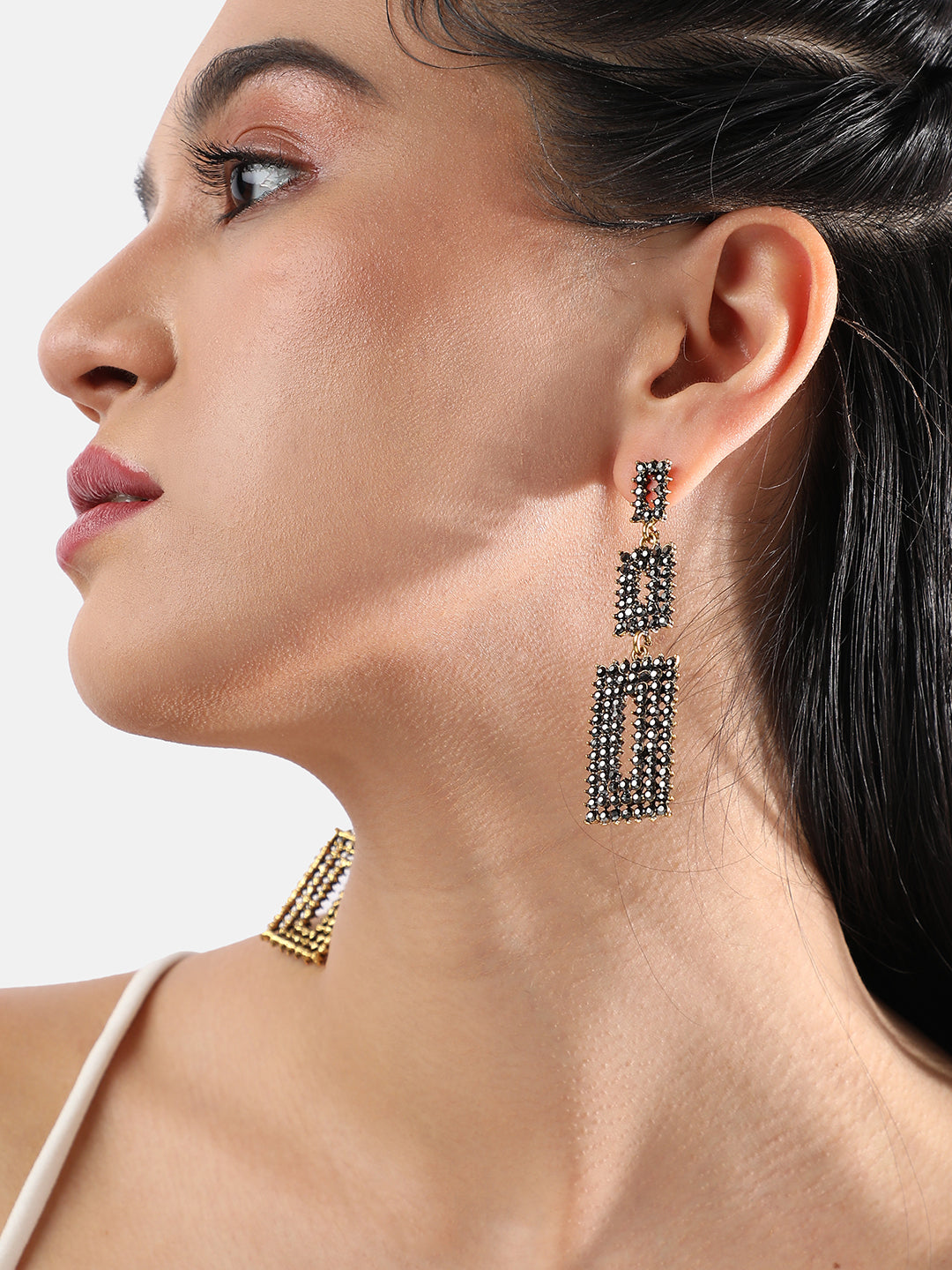 Women Twilight Geometric Drop Earringss