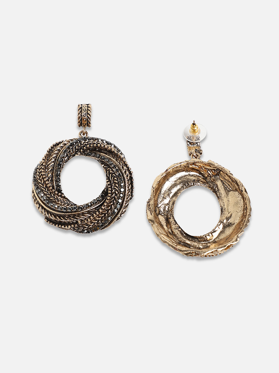 Women Golden Gleam Drop Earringss