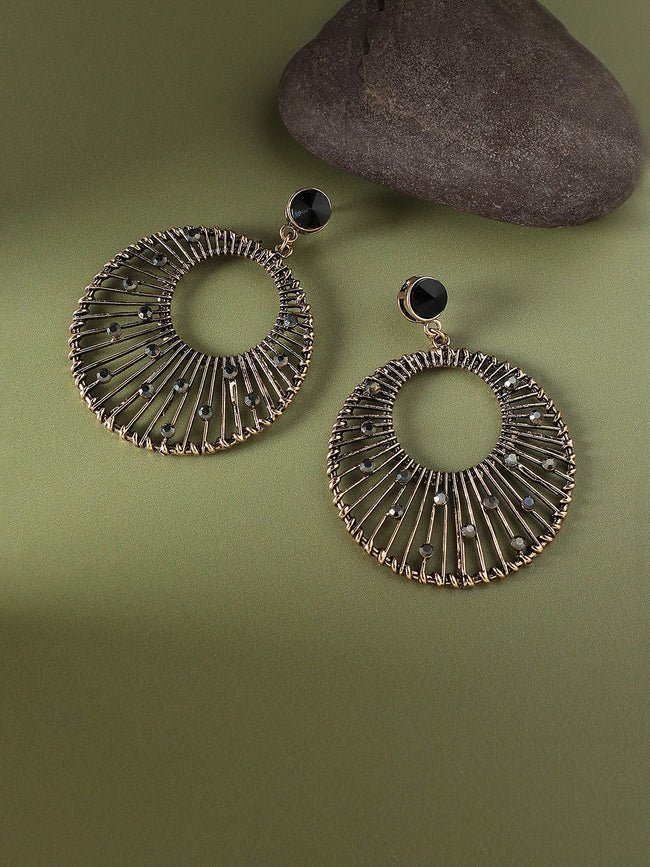 Women Midnight Mirage Drop Earringss