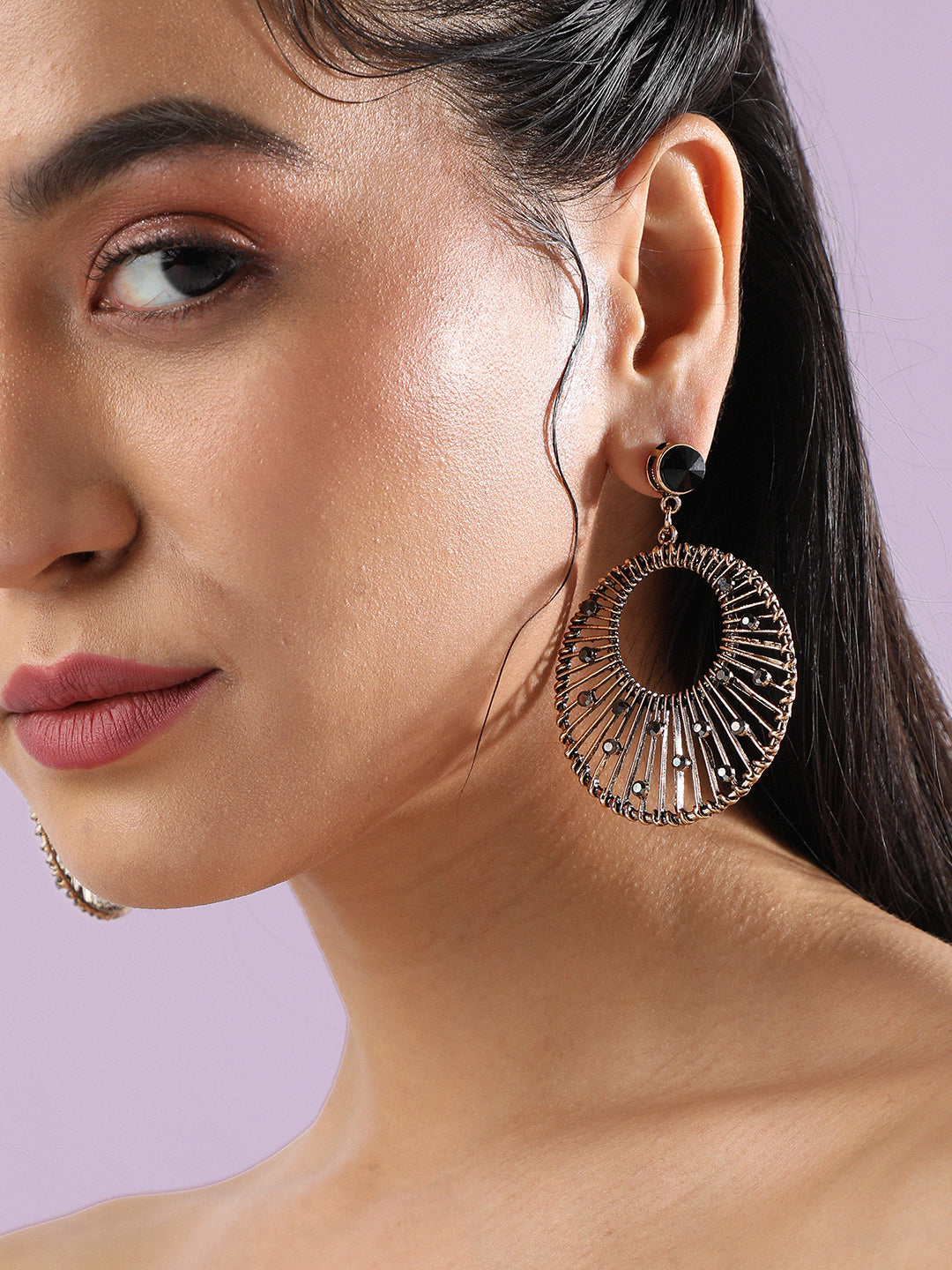 Women Midnight Mirage Drop Earringss