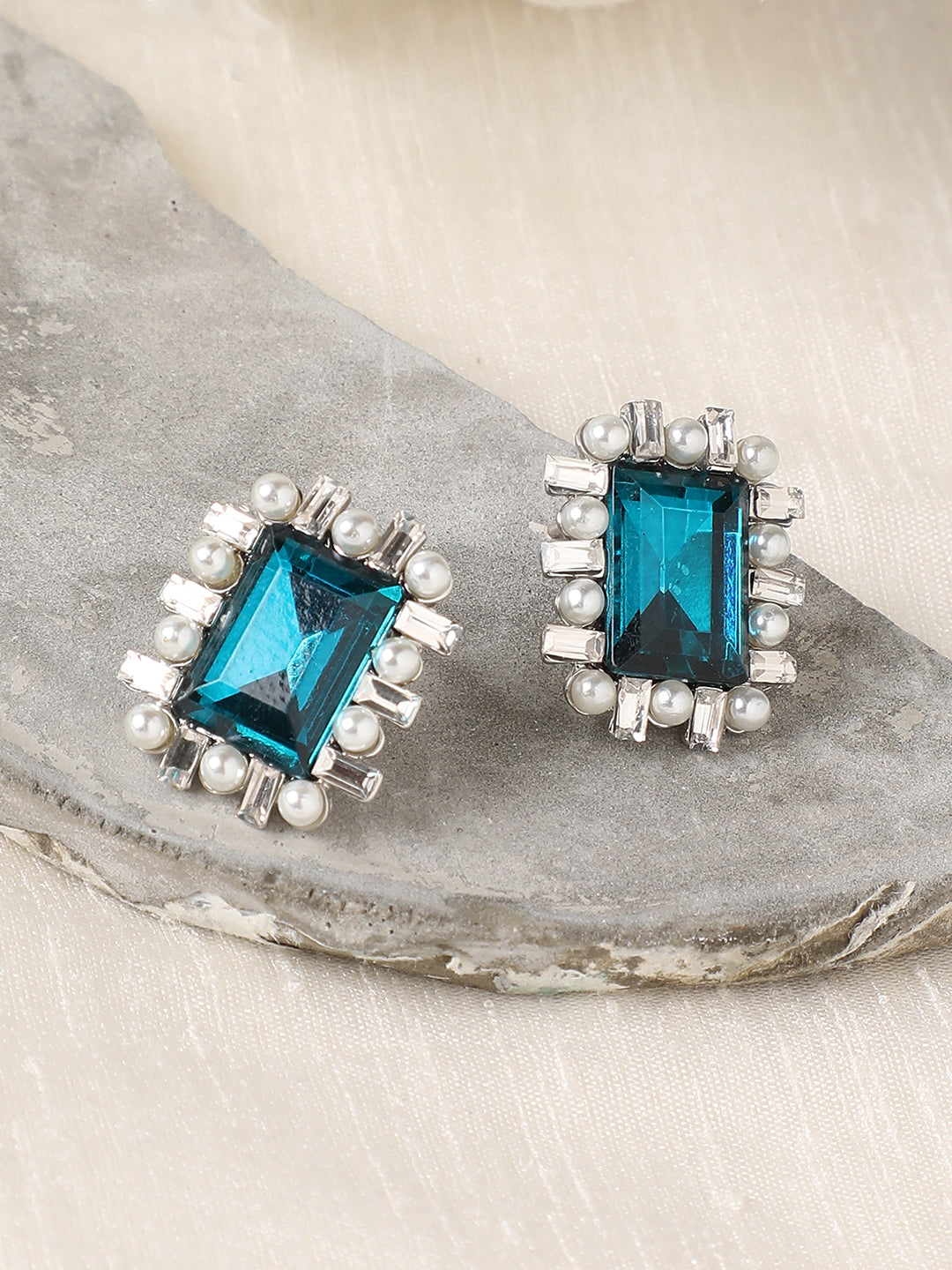 Women Sapphire Soiree Stud Earringss