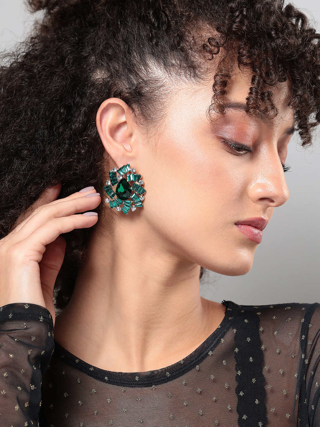 Women Sapphire Opulence Stud Earringss