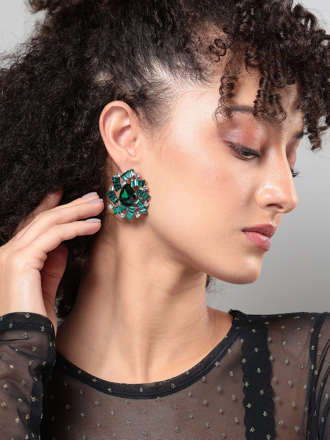 Women Sapphire Opulence Stud Earringss