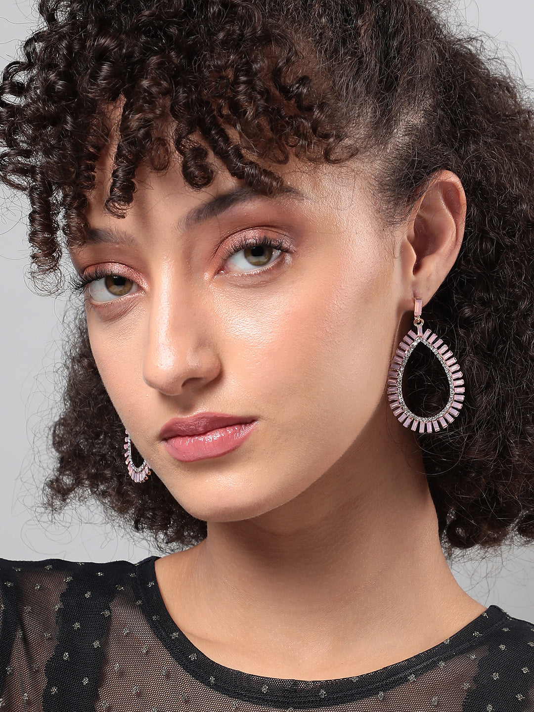 Women Circular Teardrop Earringss