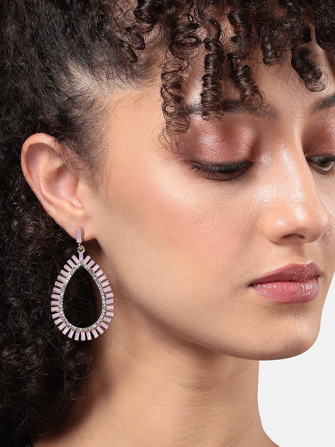 Women Circular Teardrop Earringss