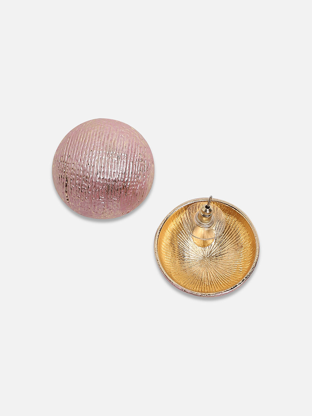 Women Ribbed Stud Earringss