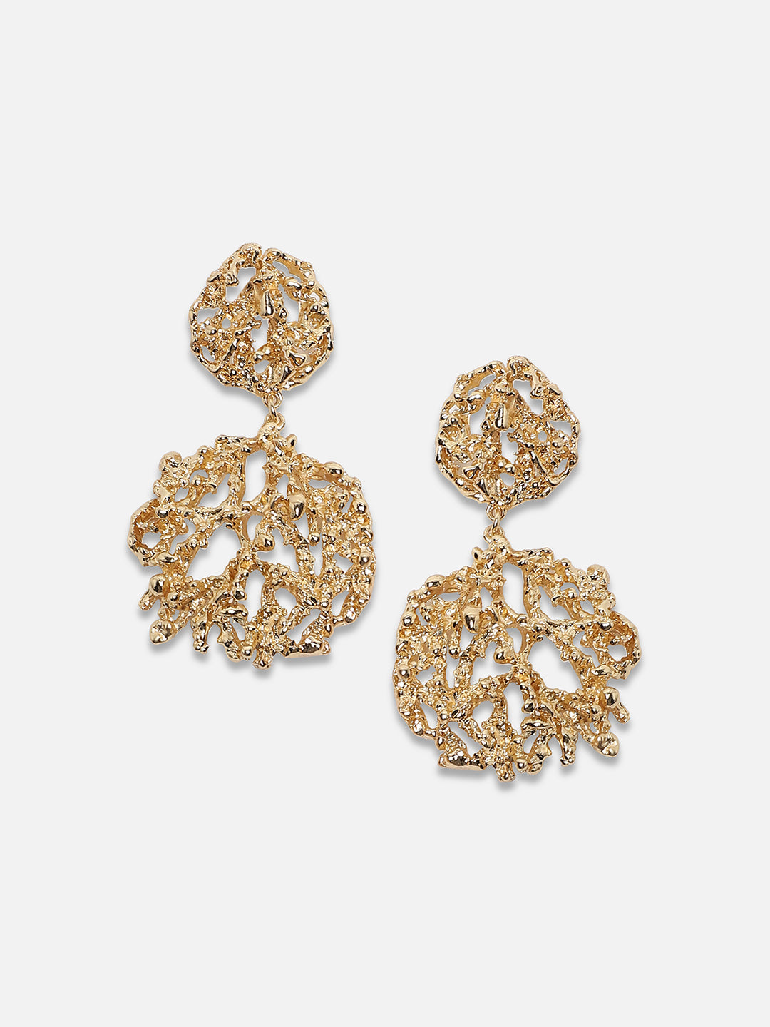 Women Dewy Dahlia Drop Earringss