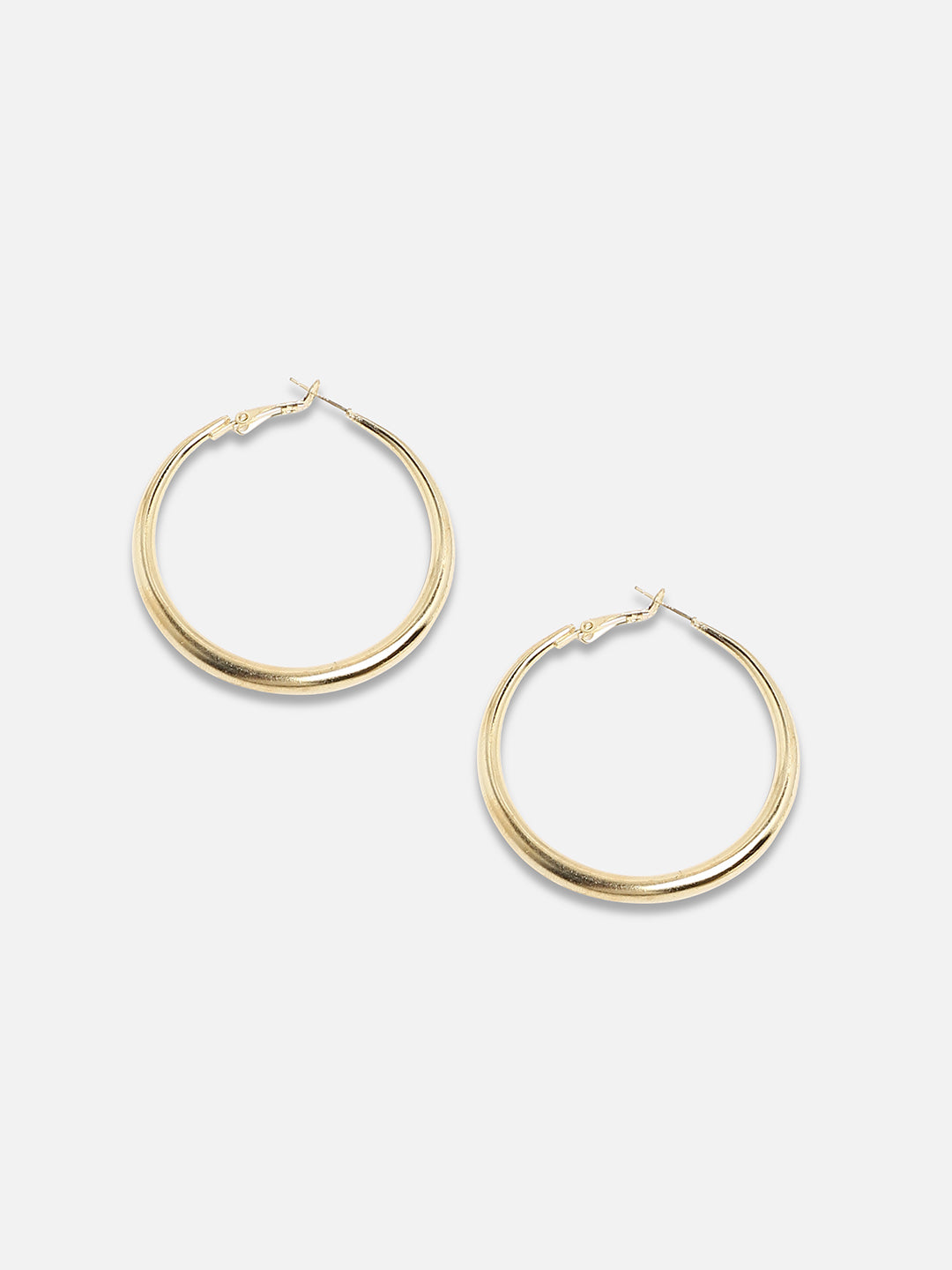 Women Minimal Circular Hoop Earrrings