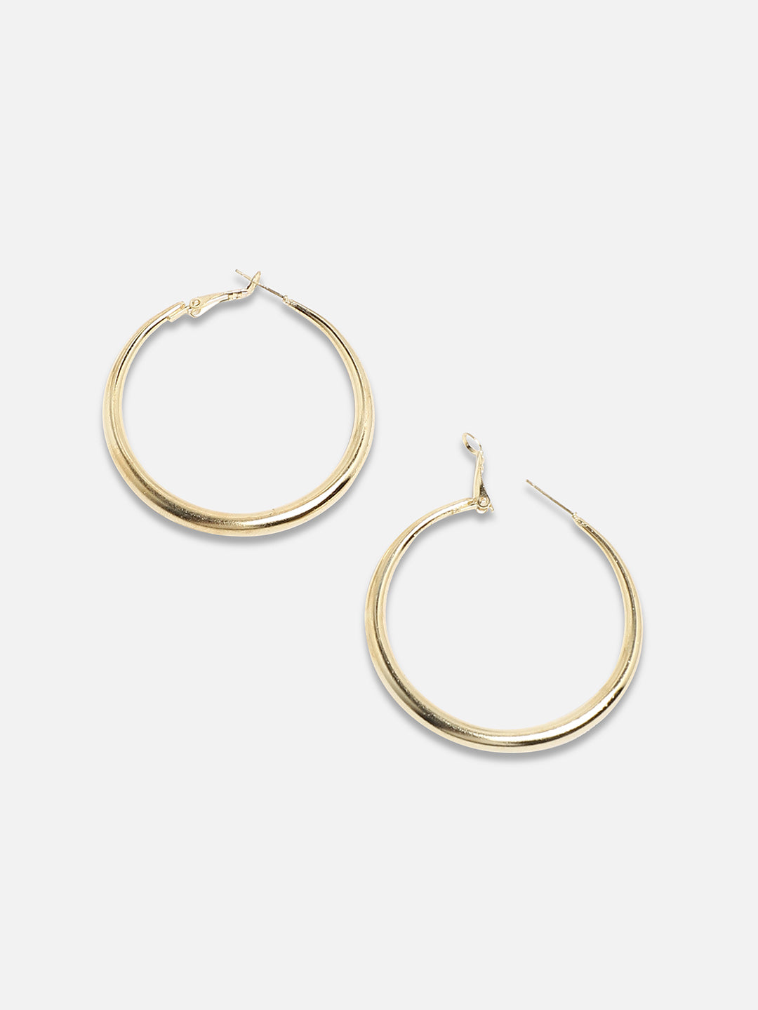 Women Minimal Circular Hoop Earrrings