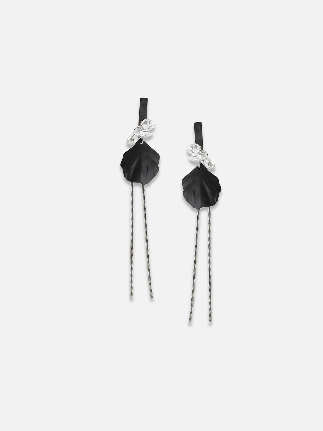 Women Petal Chain Drop Earringss