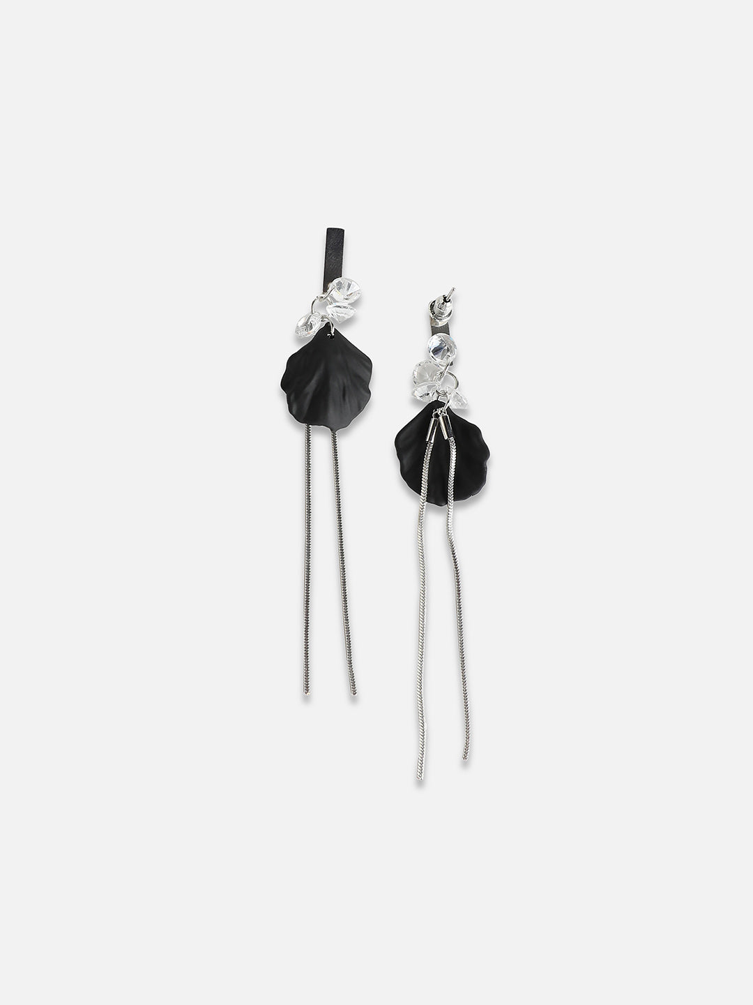 Women Petal Chain Drop Earringss