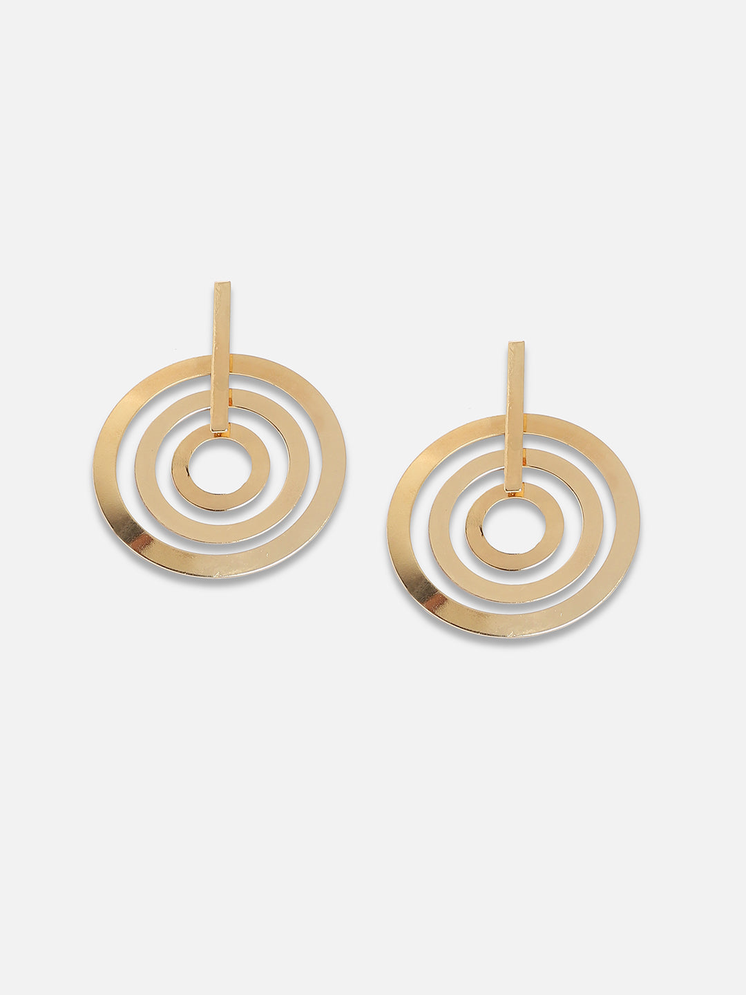 Women Golden Garland Drop Earringss