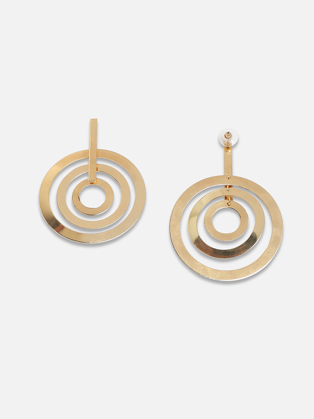 Women Golden Garland Drop Earringss