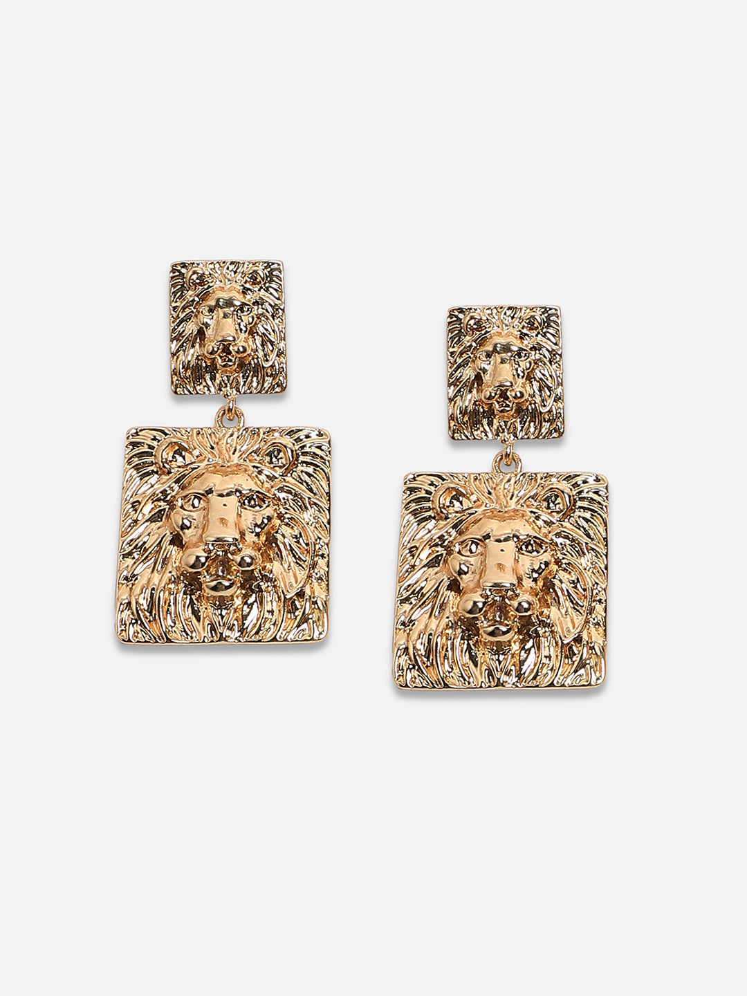 Women Regal Lion Drop Earringss