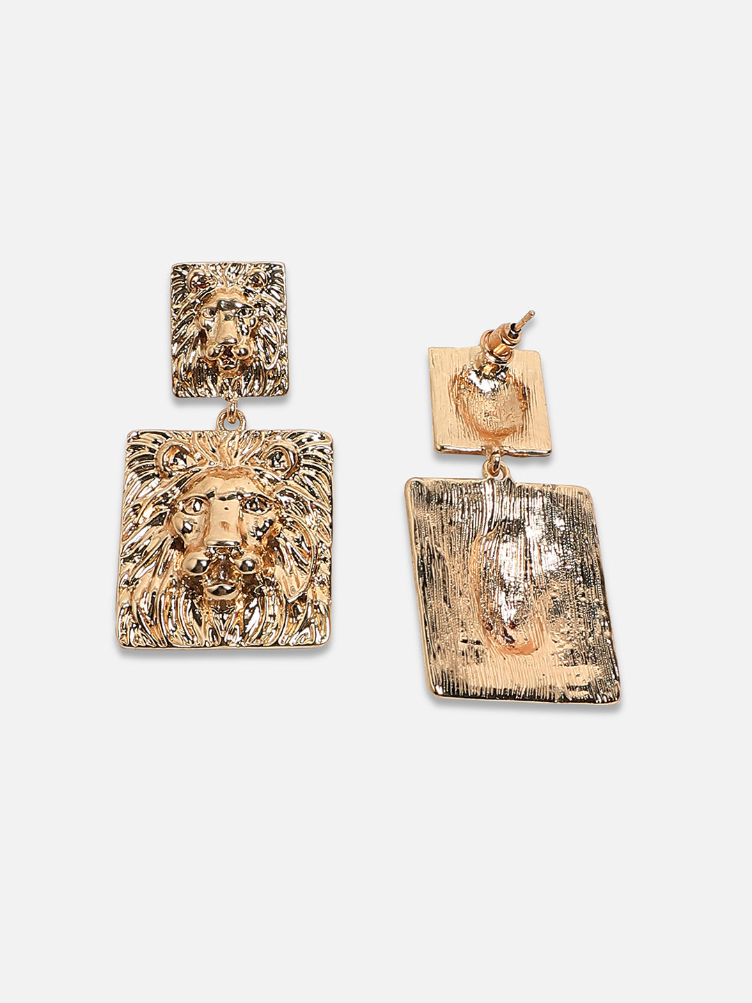 Women Regal Lion Drop Earringss