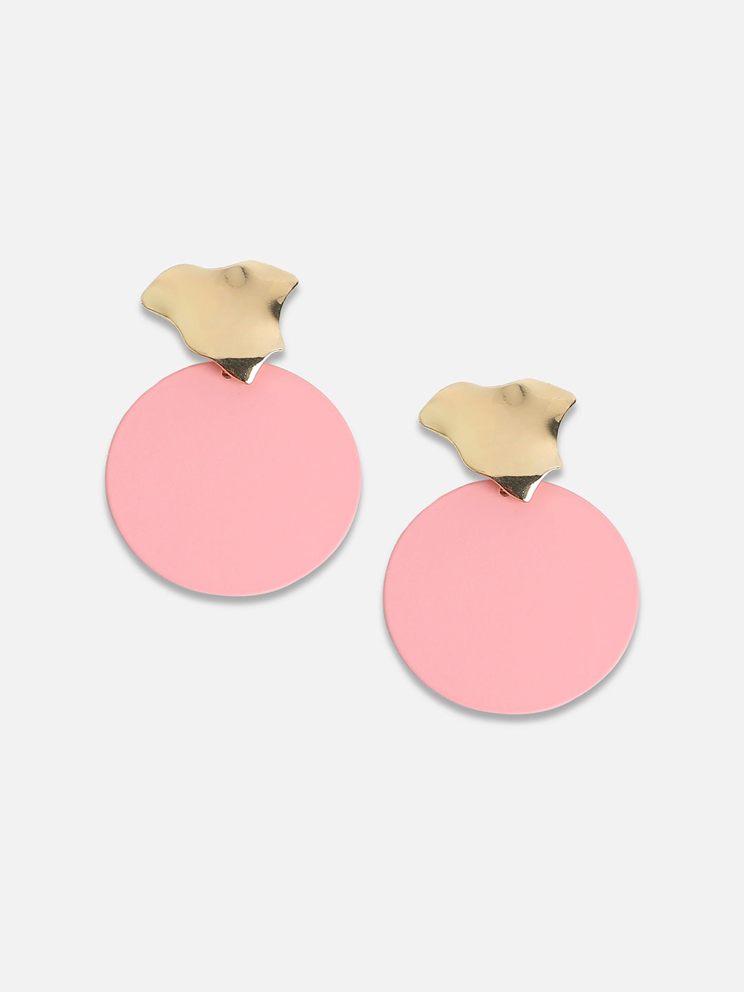 Women Contrast Hues Drop Earringss