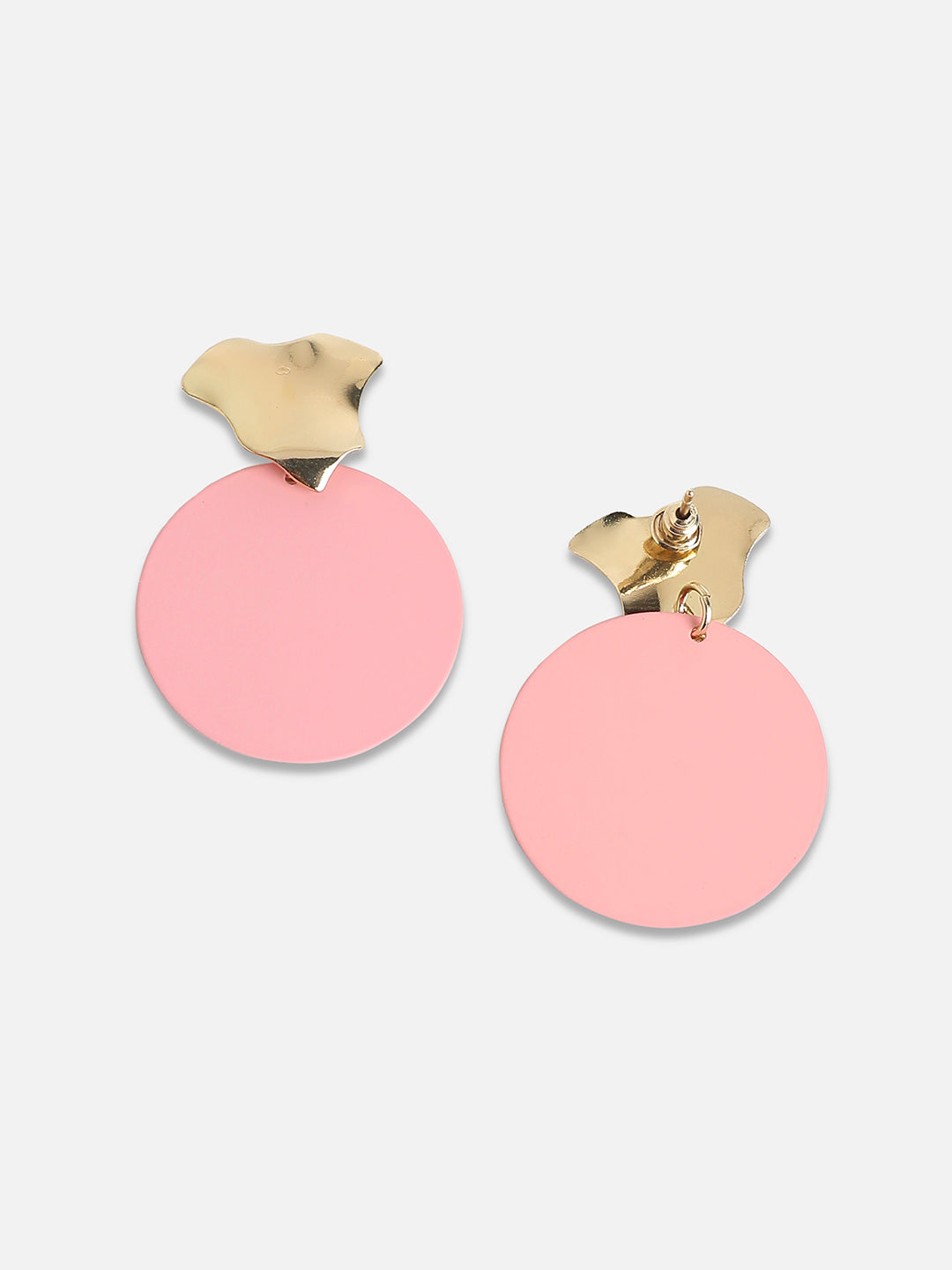 Women Contrast Hues Drop Earringss
