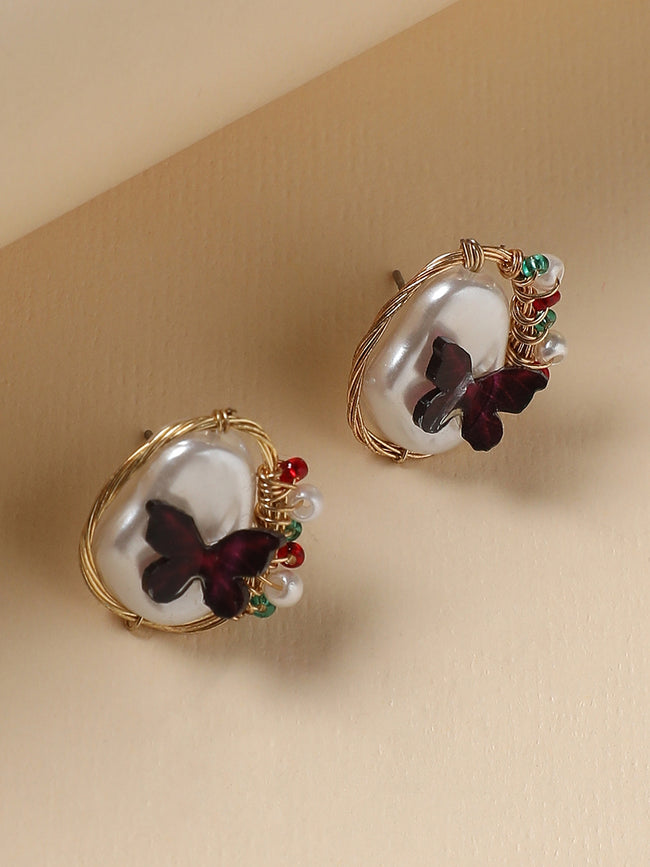 Women Pearls Earrings