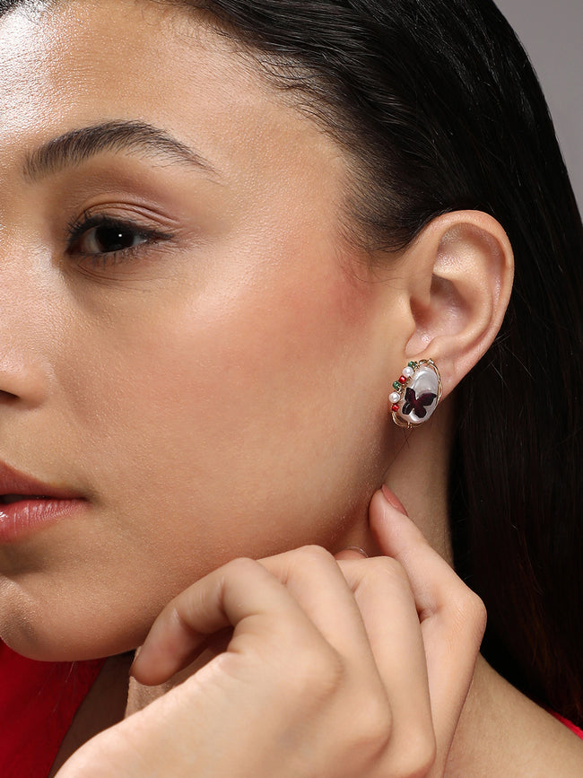 Women Pearls Earrings