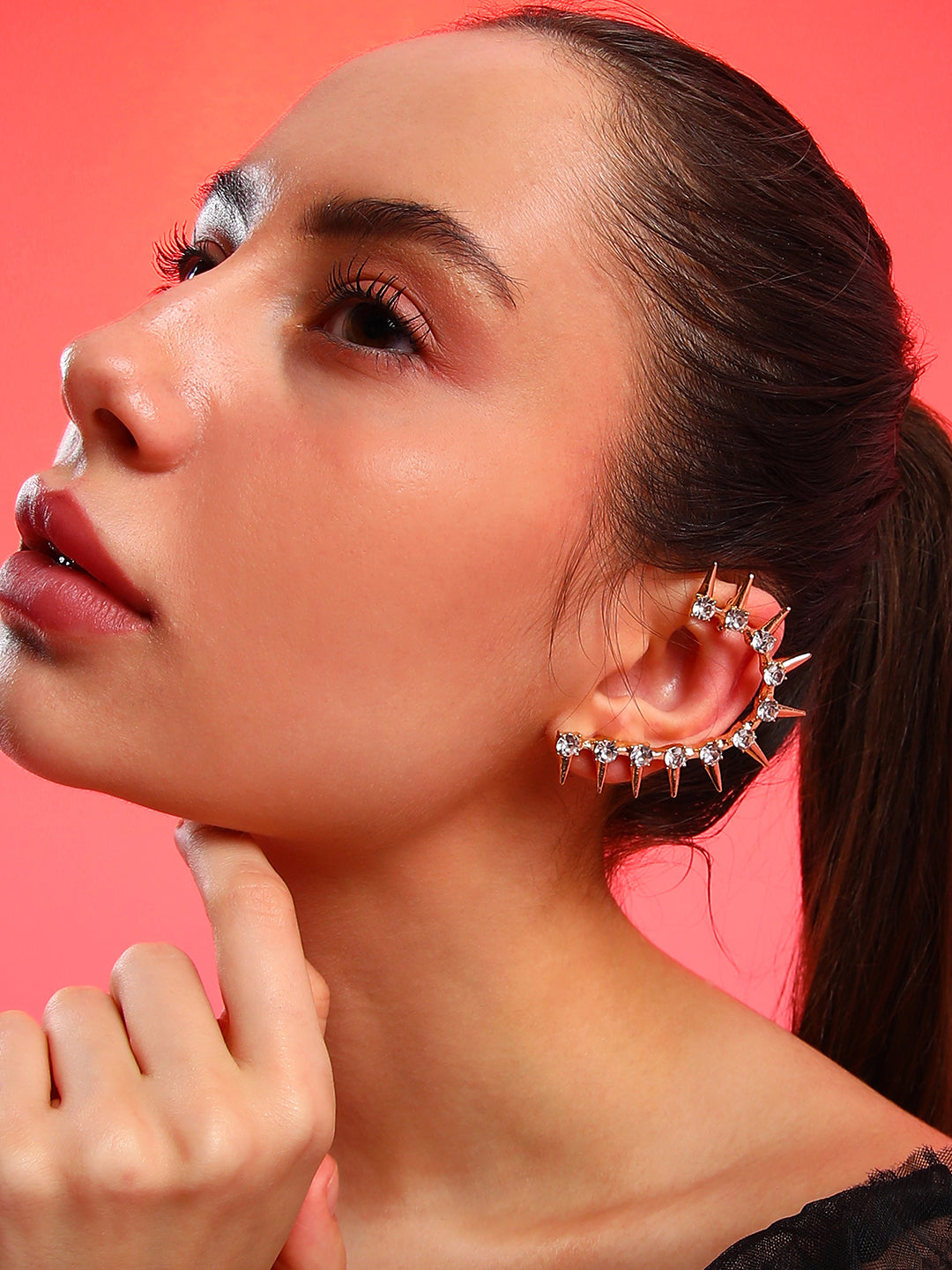 Women Contemporary Ear Cuff Earrings