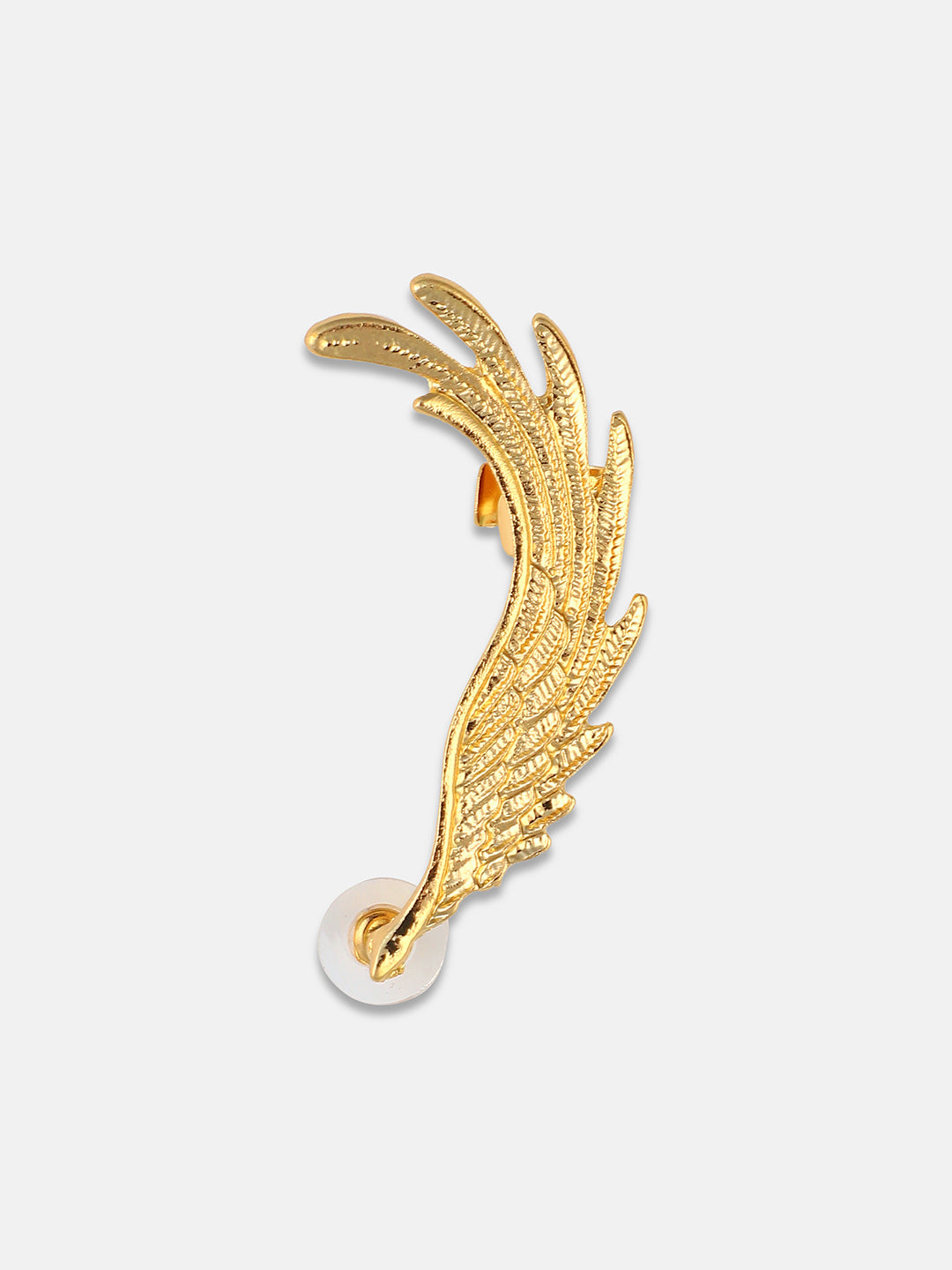 Women Gold-Plated Contemporary Clip On Ear Cuff Earrings