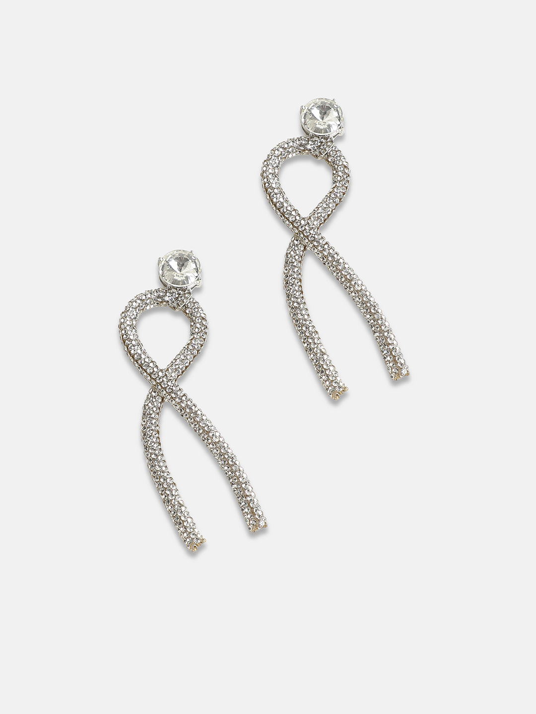 Women Silver-Plated Contemporary Studs Earrings