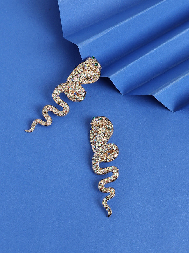 Women Gold Drops Elegant Earrings